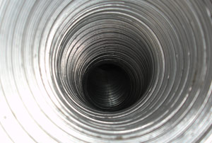 A closeup of a dryer vent